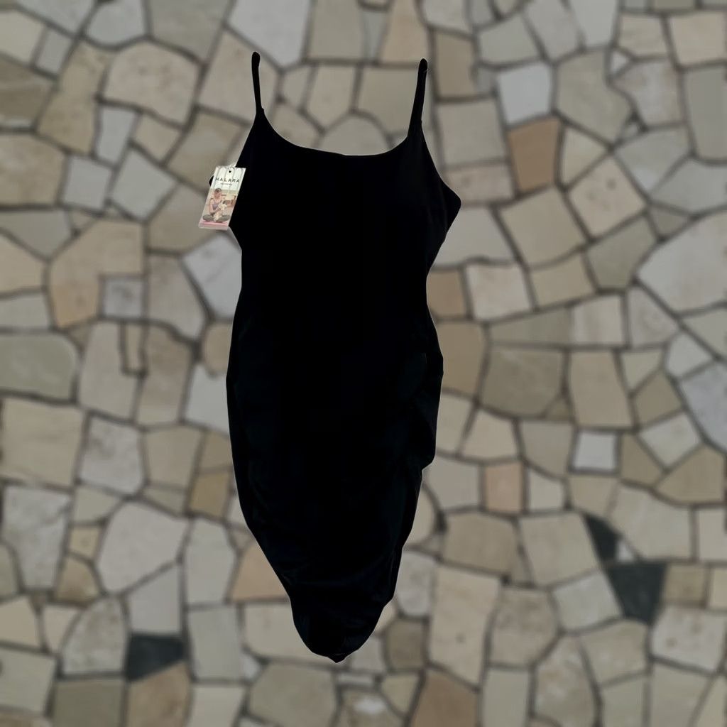 Vintage Halara dress size L black tank yoga swim women Size L / US 10 / IT 46 - 1 Thumbnail