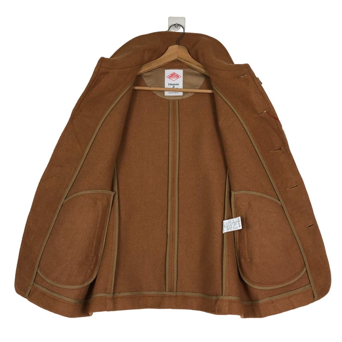 Danton 🔥VINTAGE WOOL BIKER JACKET DANTON VETEMENTS DE TRAVAIL Size US M / EU 48-50 / 2 - 15 Thumbnail