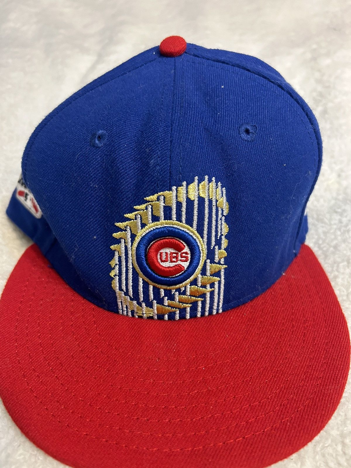 MLB × New Era 2016 World Series Champions Chicago Cubs Fitted Size 7 1/2 Size ONE SIZE - 2 Thumbnail