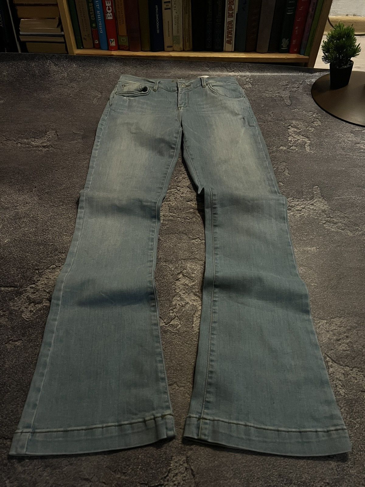 Hysteric Glamour CRAZY Vintage Flared Jeans Avan-Garde Style Y2K For Drip Size US 32 / EU 48 - 1 Thumbnail