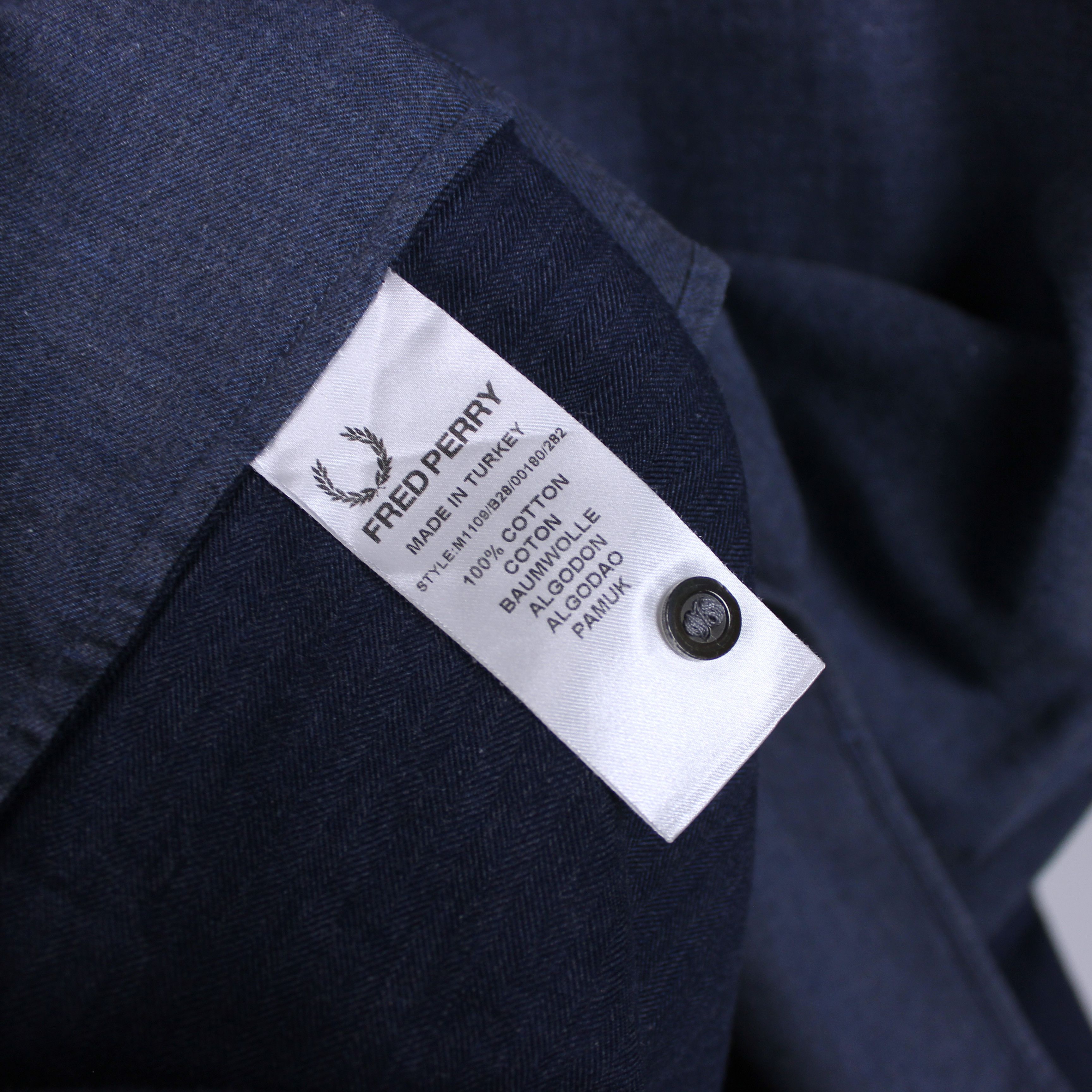 Fred Perry Fred Perry vintage shirt button Ups rarity blue M L Size US M / EU 48-50 / 2 - 5 Thumbnail