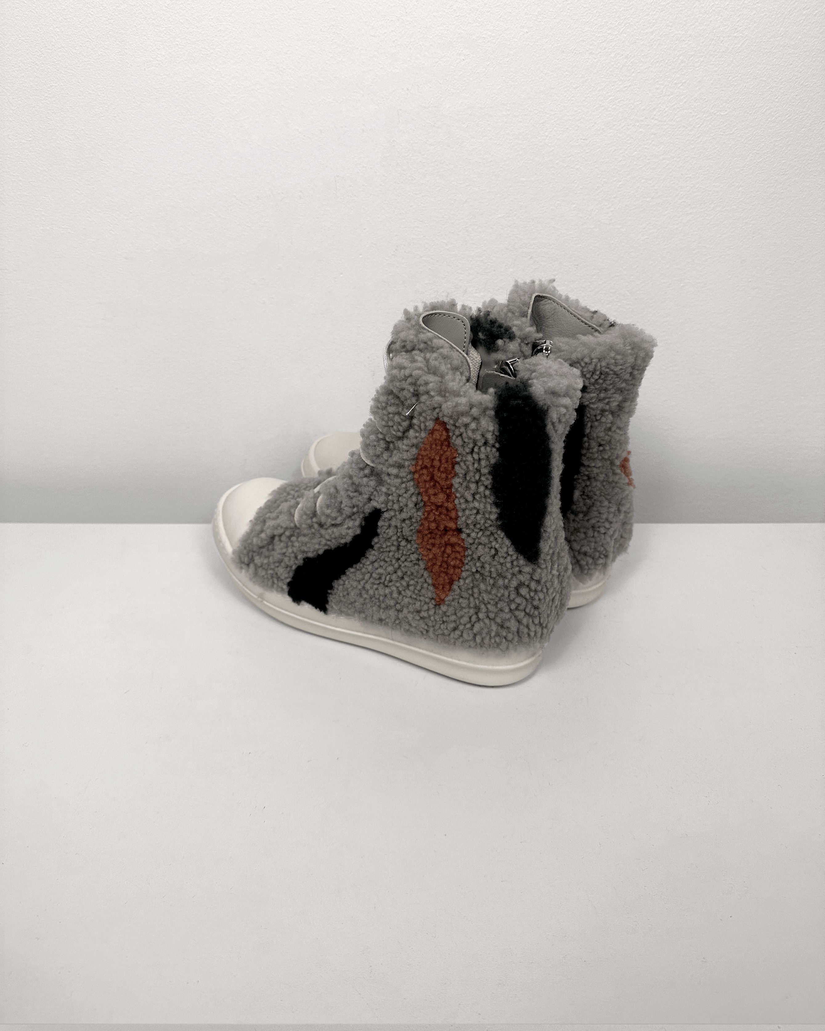 Rick Owens Rick Owens Fur Shearling Zebra Ramones Size US 5 / EU 37 - 2 Thumbnail
