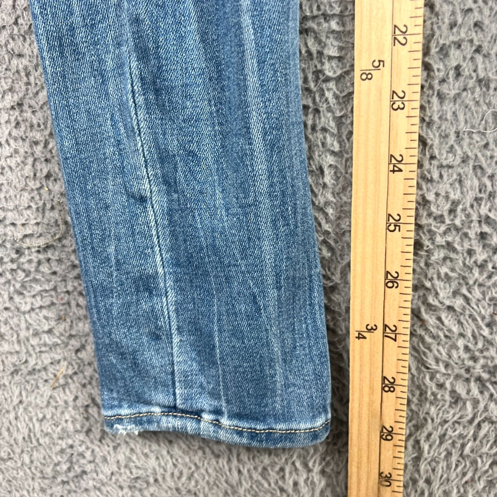 Abercrombie & Fitch VINTAGE Abercrombie & Fitch Jeans Women 6 Reg Blue Denim Simone High Rise Skinny 28 Mens? Size 28" / US 6 / IT 42 - 3 Thumbnail