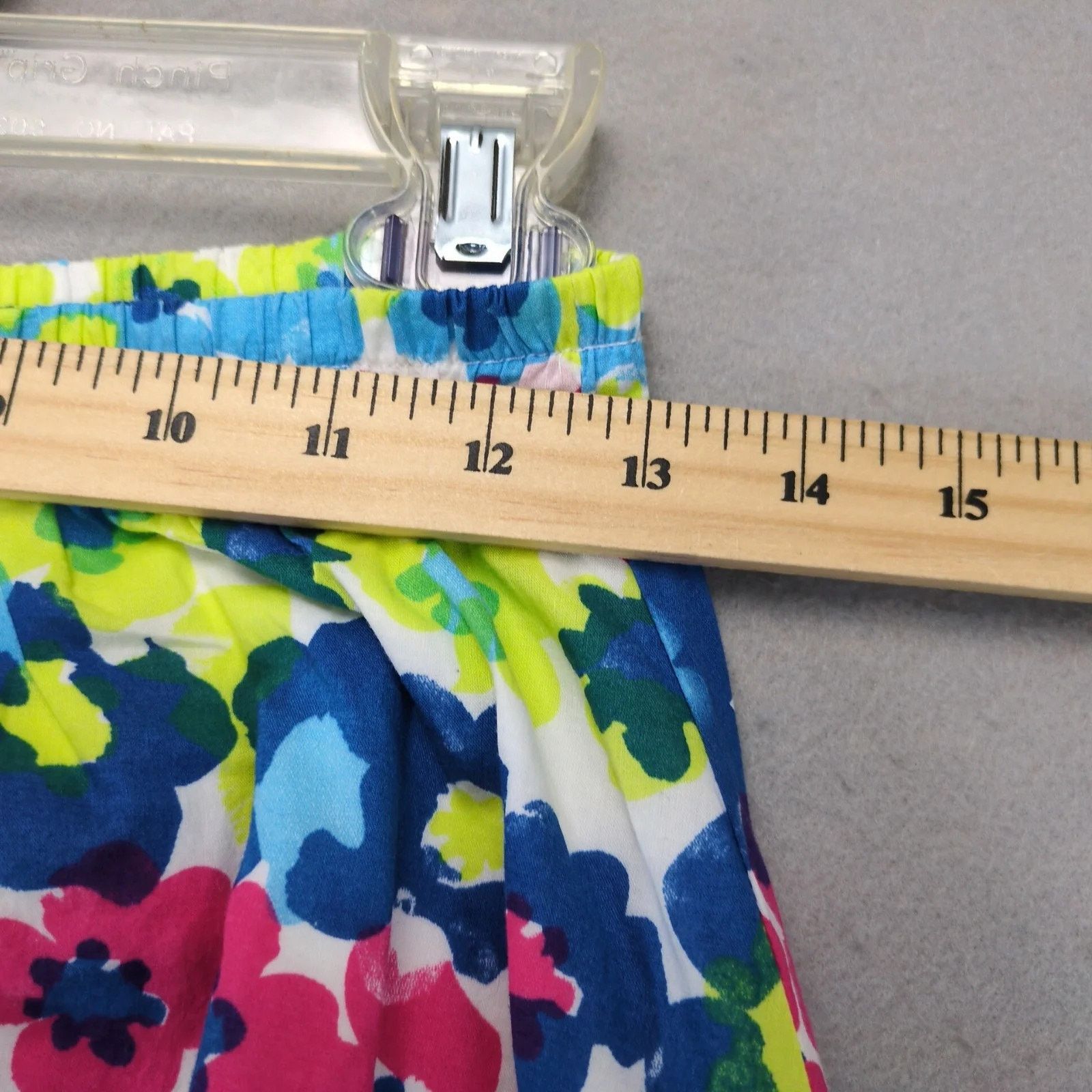 L.L. Bean LL Bean Floral Mini Skirt Sz 14 Elastic Waist Ruffle A-Line Size 36" / US 14 / IT 50 - 6 Thumbnail