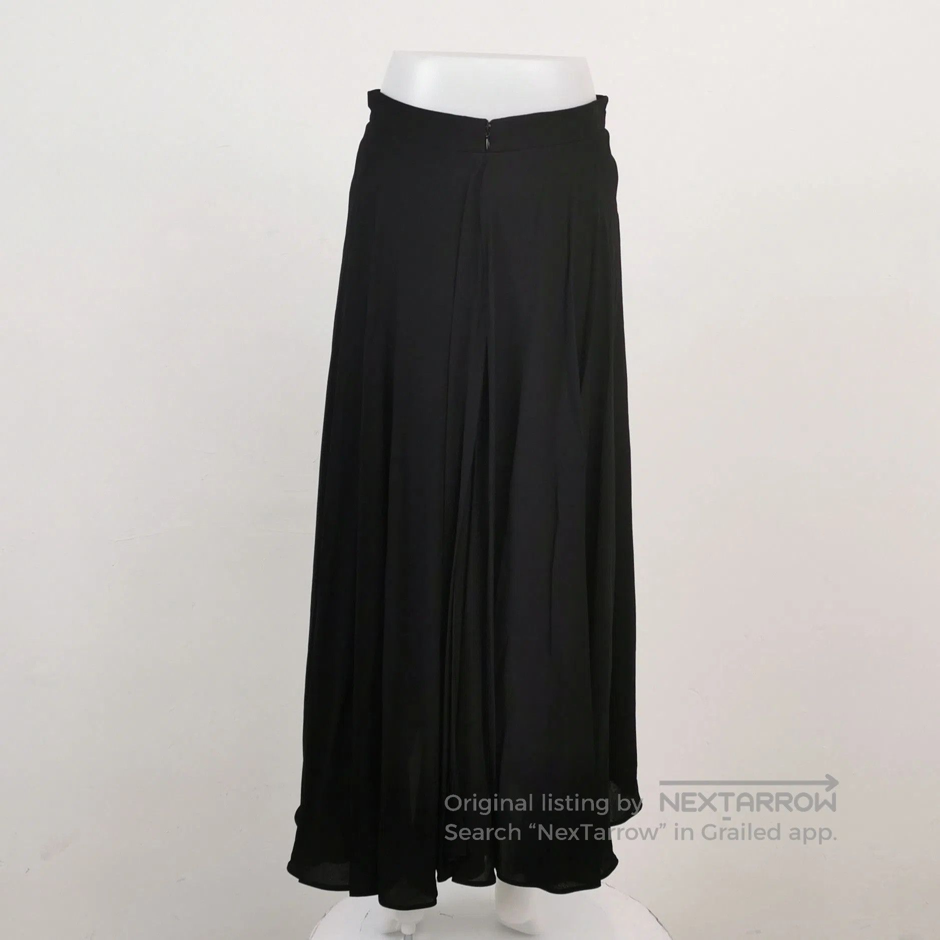 Prada Prada Solid Color Tie Waist Skirt . Size 37" - 2 Thumbnail