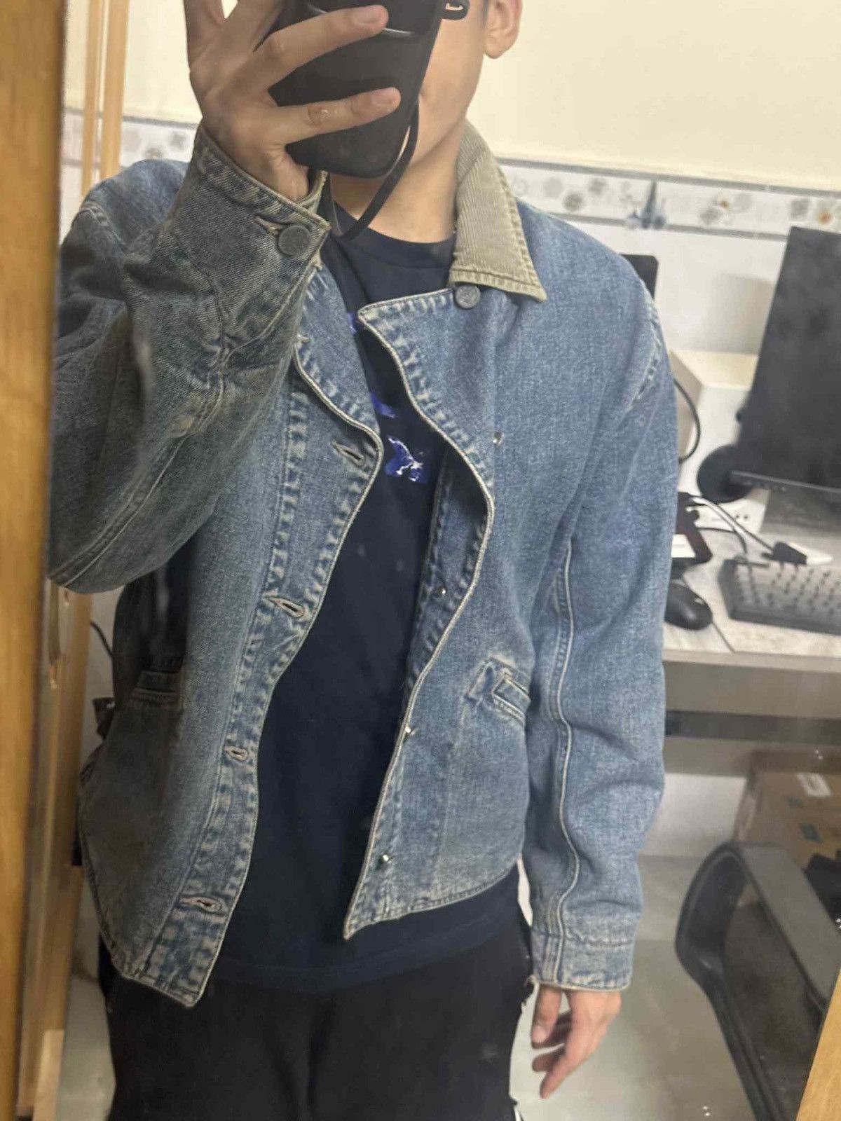 Armani Vintage 1990s Armani Jeans Jacket Size US L / EU 52-54 / 3 - 12 Thumbnail