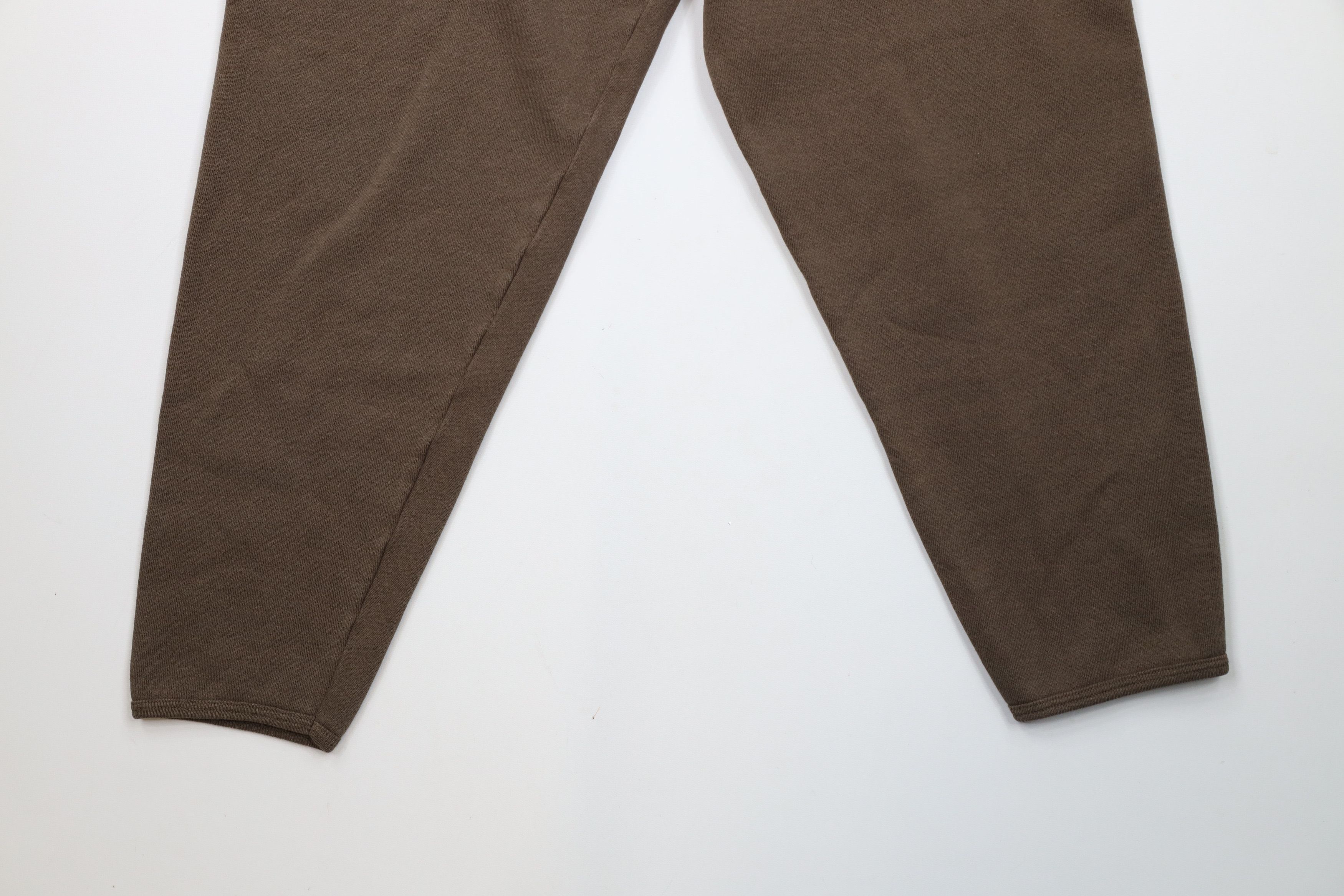 Vintage Vintage 90s Streetwear Tapered Leg Sweatpants Brown USA Size 30" / US 8 / IT 44 - 4 Thumbnail