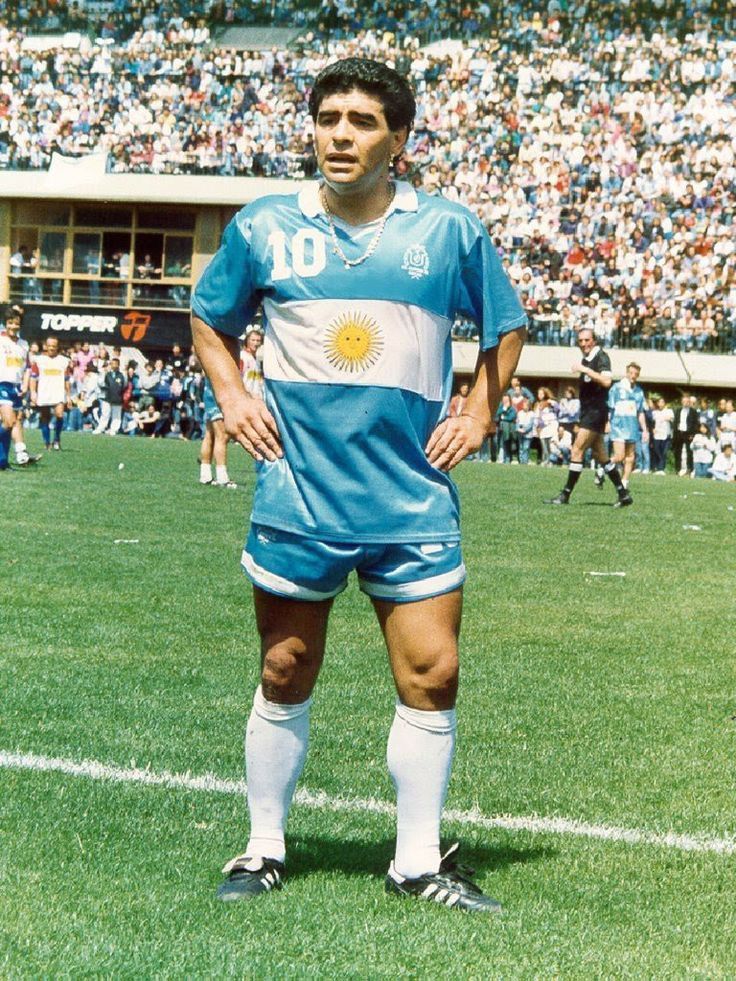 Vintage 1990’s Retro Argentina Jersey “El Jardin De Oscar” Size US M / EU 48-50 / 2 - 5 Thumbnail
