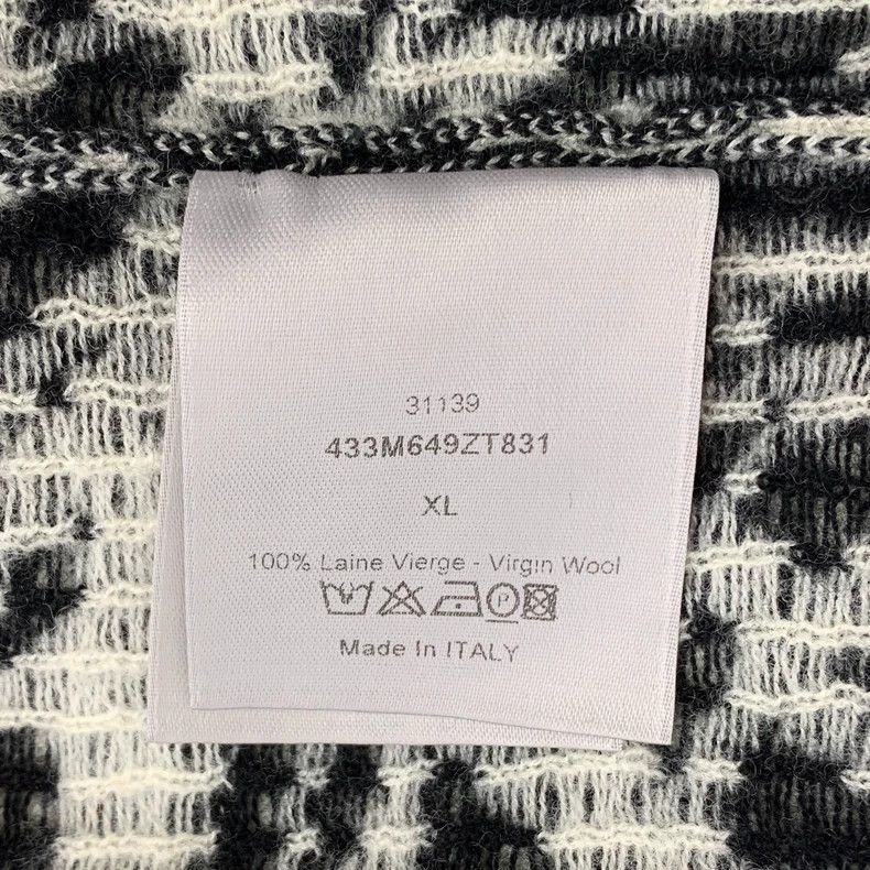 Dior Dior Color-block graffiti thread ball wool round-neck long Size US XL / EU 56 / 4 - 7 Thumbnail