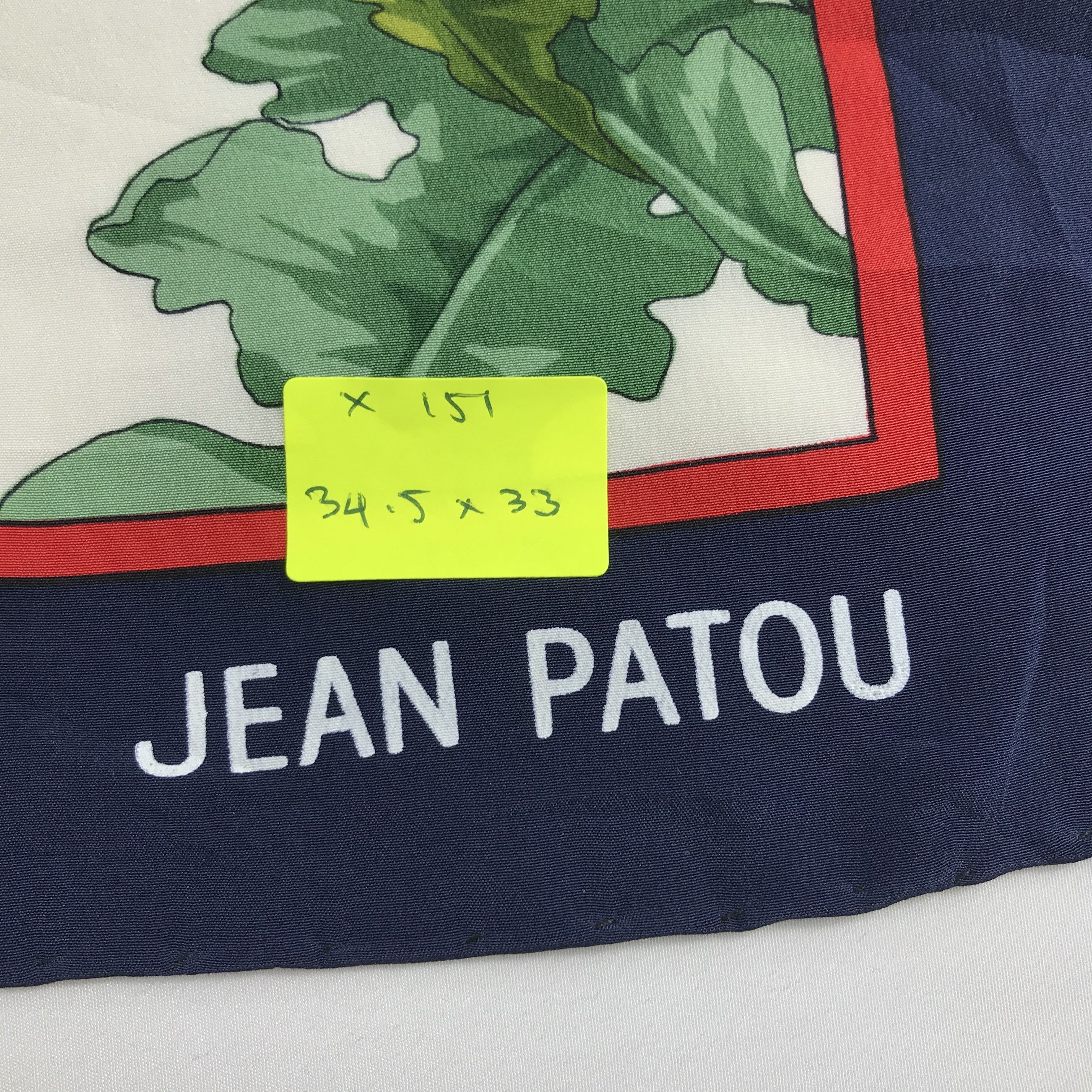 Vintage Vintage Jean Patou Silk Scarf Size ONE SIZE - 6 Thumbnail