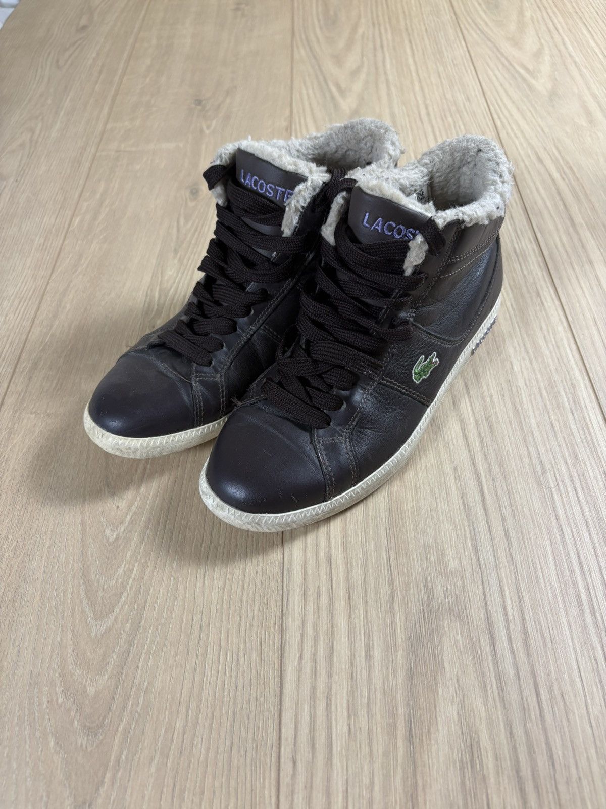 Lacoste Boots lacoste vintage 37 brown Size US 6 / IT 36 - 2 Thumbnail