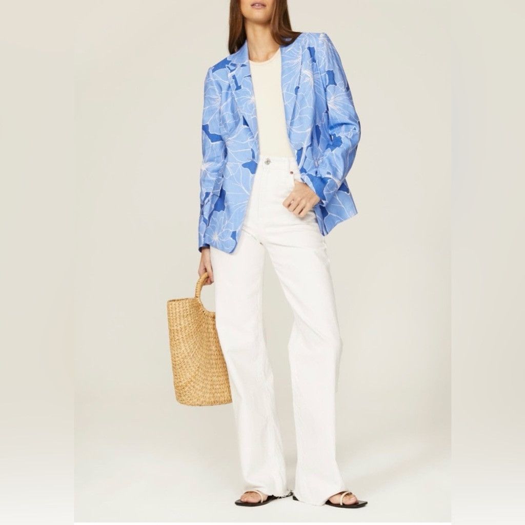 MILLY Milly Avery Waterlily Blazer Size S / US 4 / IT 40 - 2 Thumbnail