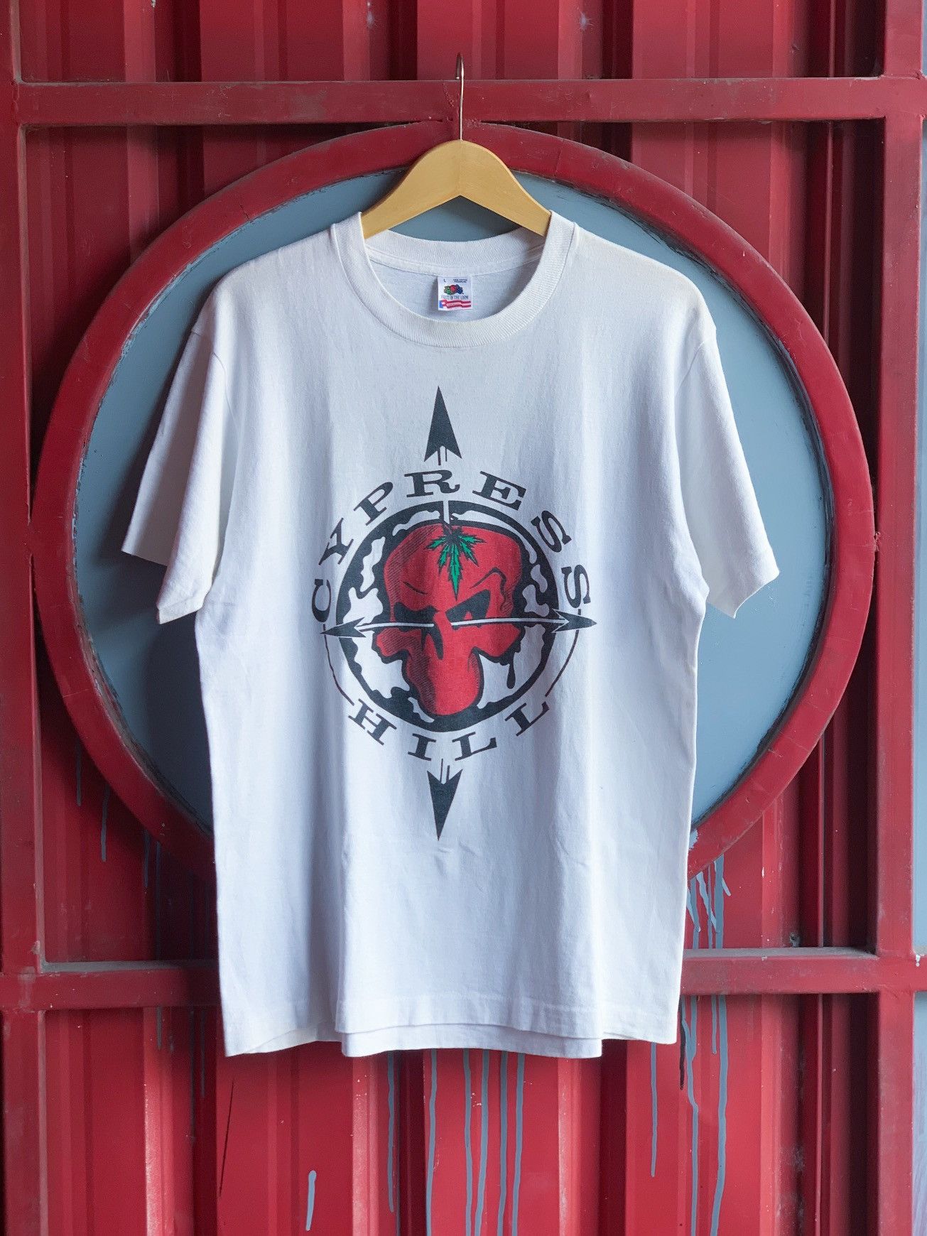 image of Band Tees Vintage 90's Cypress Hill - The Phuncky Feel One in White, Men's (Size Large)