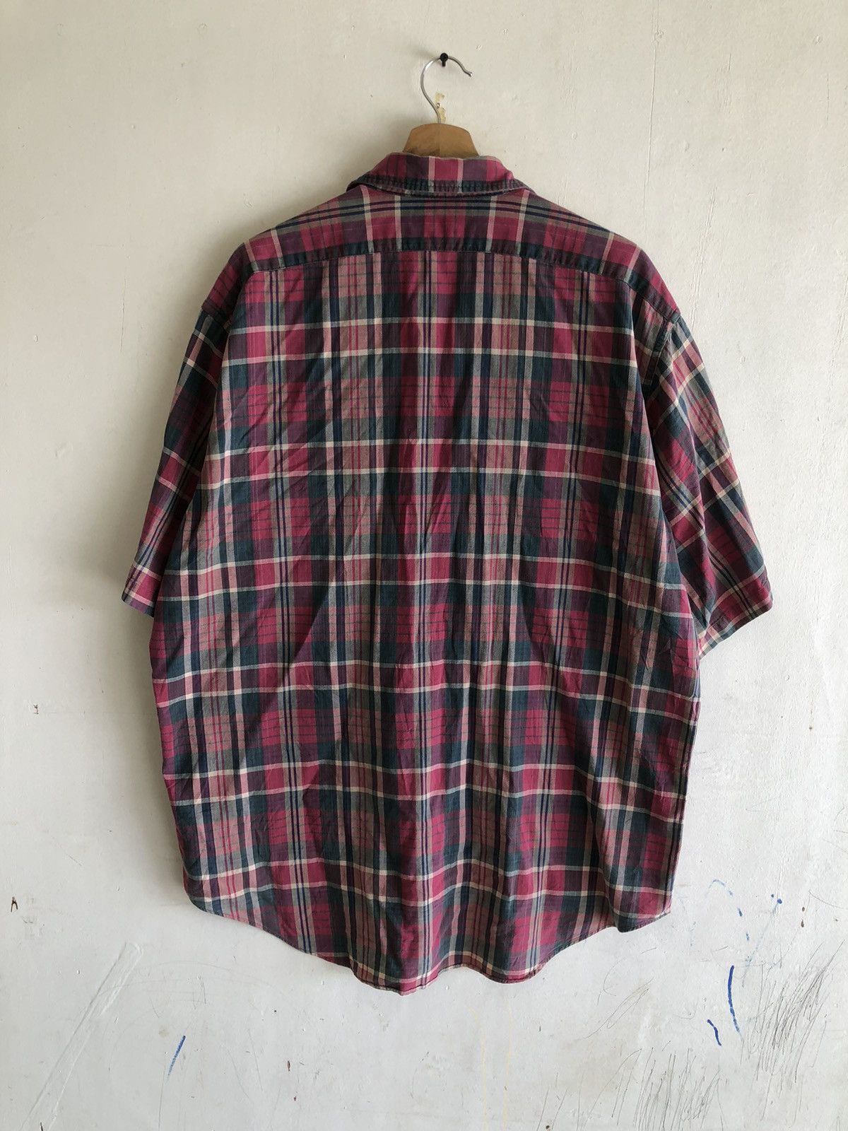 Polo Ralph Lauren × Vintage Vintage Flannel Polo Ralph Lauren Button Up Size US XL / EU 56 / 4 - 2 Thumbnail