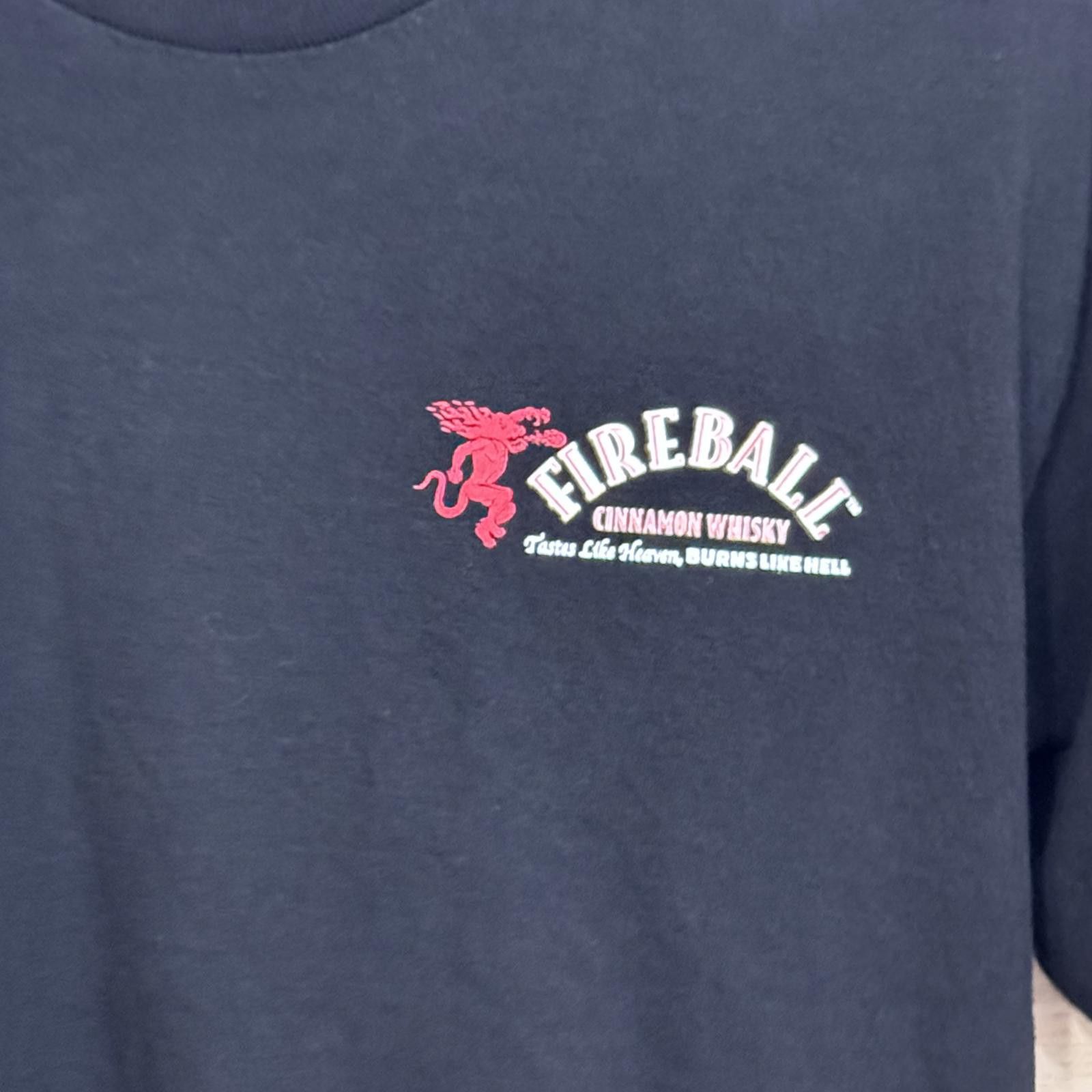 Designer Fireball Cinnamon Whiskey Women's Large T-shirt Short Sleeve Size L / US 10 / IT 46 - 4 Thumbnail