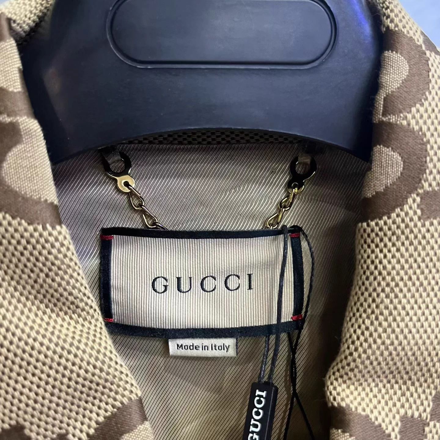 Gucci Gucci Brown Logo All Over Print Canvas Jacket IT48 Size US M / EU 48-50 / 2 - 3 Thumbnail