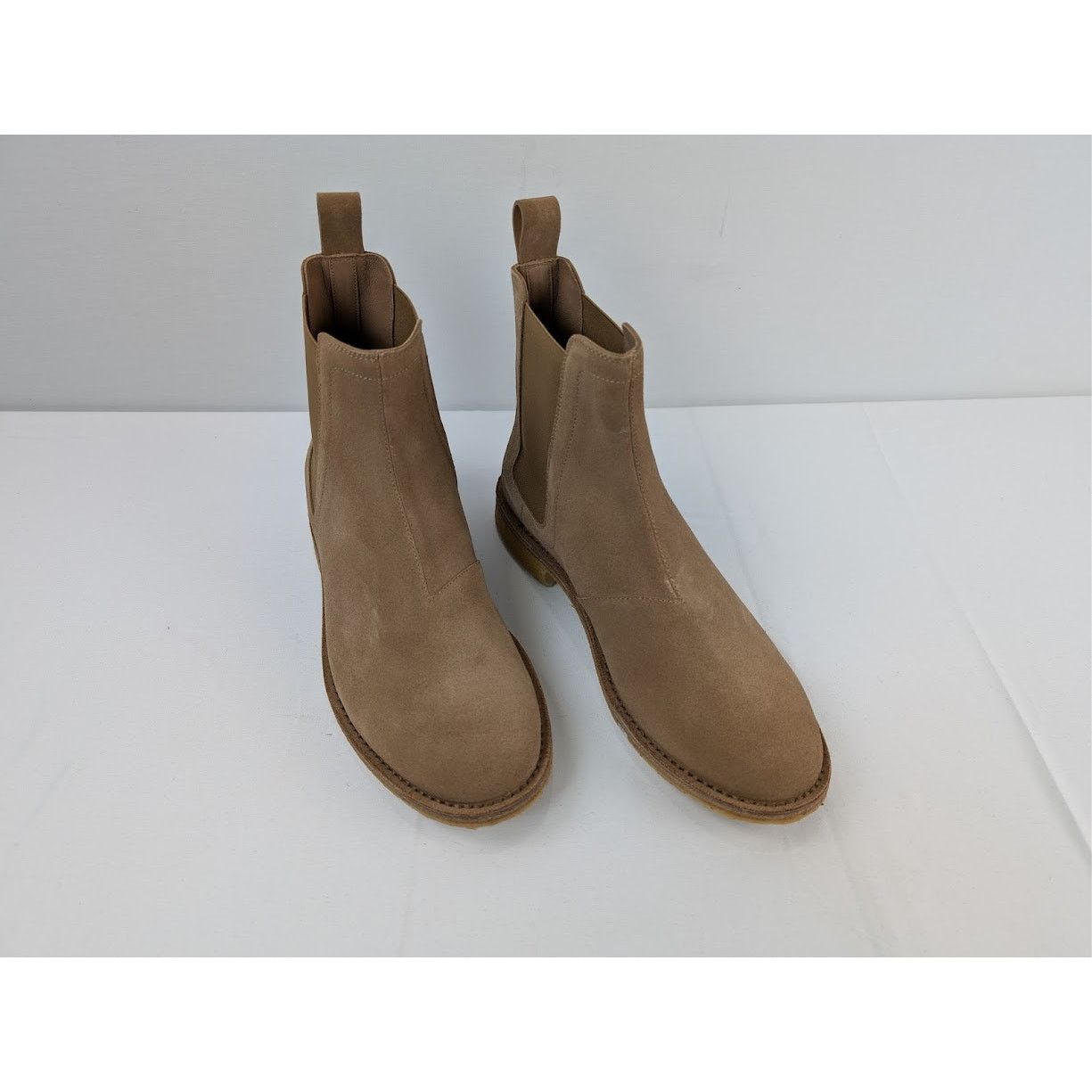 Bottega Veneta o1rshd1 Suede Chelsea Boots in Light Brown Size US 8 / EU 41 - 6 Thumbnail