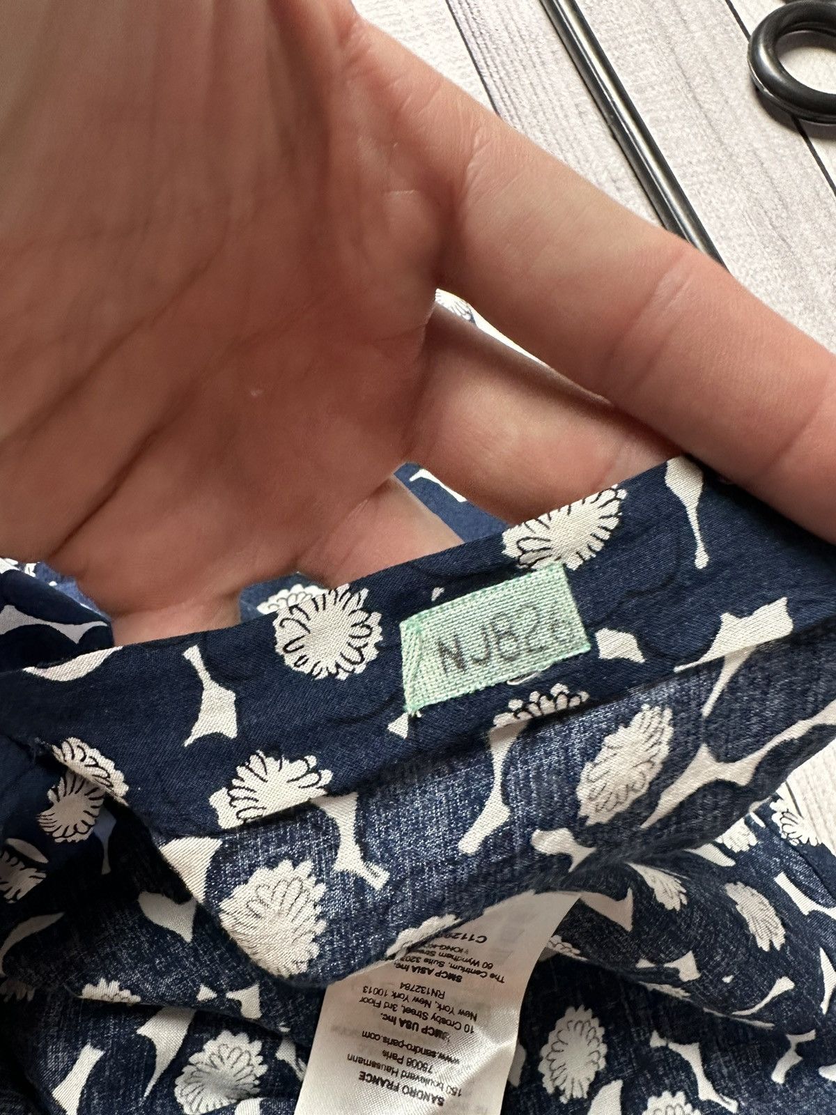 Sandro Sandro monogram shirt size M luxury rare Size US M / EU 48-50 / 2 - 6 Thumbnail