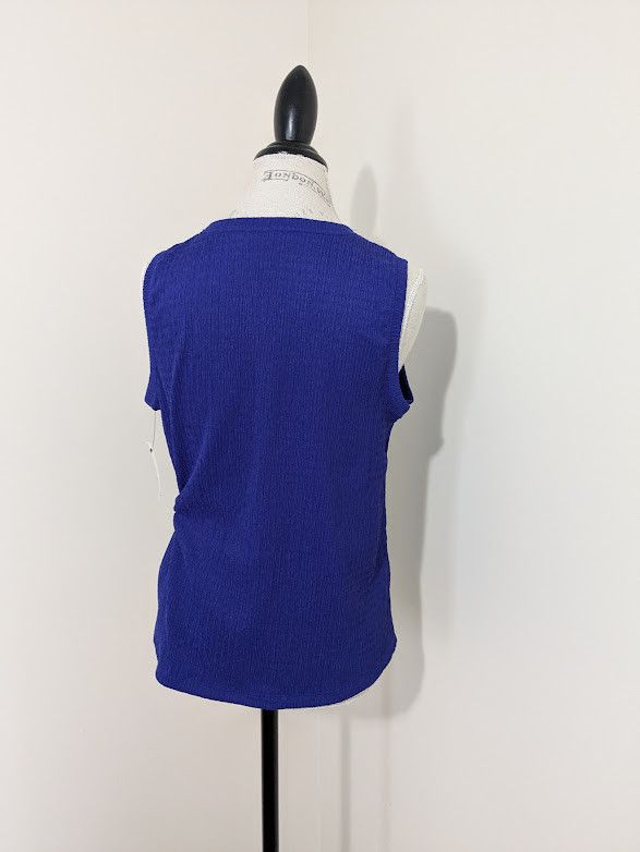 Nine West Nine West women's side knot knit tank NWT Size M / US 6-8 / IT 42-44 - 4 Thumbnail