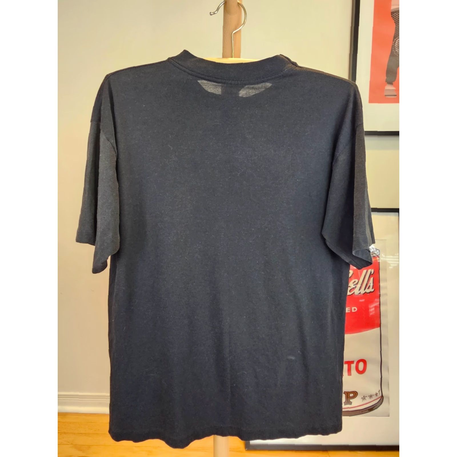 Vintage VINTAGE COMMON LOON BLACK PAPER THIN SINGLE STITCH 50/50 T-SHIRT SZ XLARGE Shirt Mens XL Black 80s Size US XL / EU 56 / 4 - 7 Thumbnail