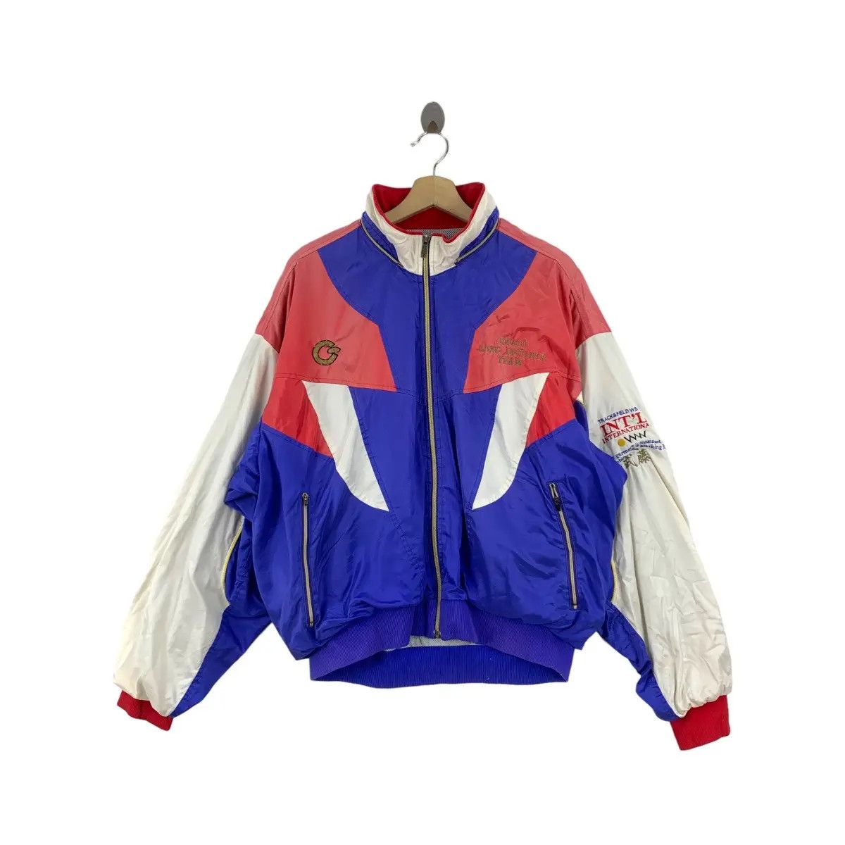 Vintage Vintage 90’ GOLDWIN JASPO JAPAN Long Distance Team Jacket Size XXL / US 16-18 / IT 52-54 - 1 Thumbnail