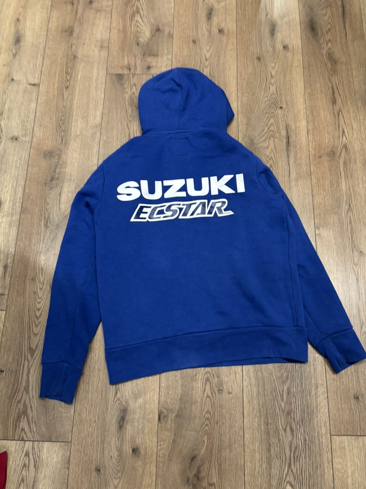 Formula 1 Team Suzuki Mens GSX Moto Racing Blue Hoodie Size M Size US M / EU 48-50 / 2 - 4 Thumbnail