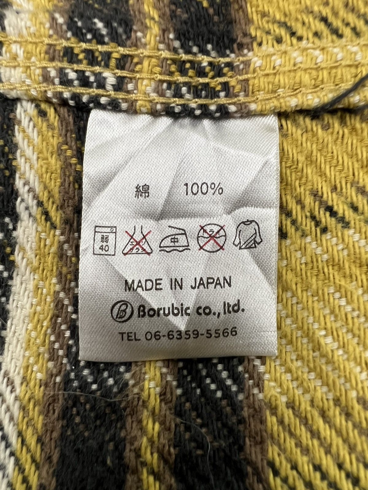 Japanese Brand Groovers by Borubic Plaid Flannel Shirt Size US XS / EU 42 / 0 - 13 Thumbnail