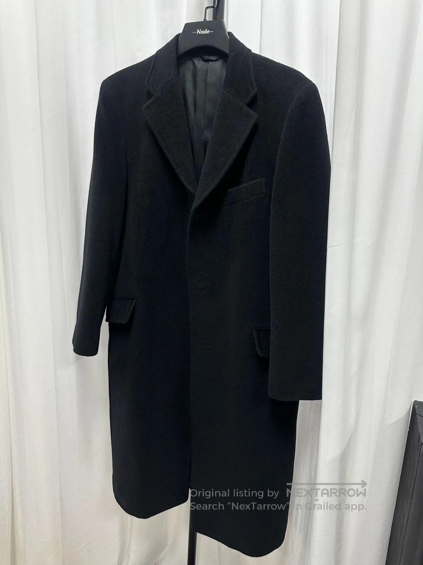 Yohji Yamamoto Soft Blend Wool Overcoat for Fall. Size US M / EU 48-50 / 2 - 2 Thumbnail