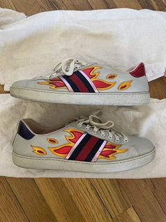 Gucci flame hot sale sneakers