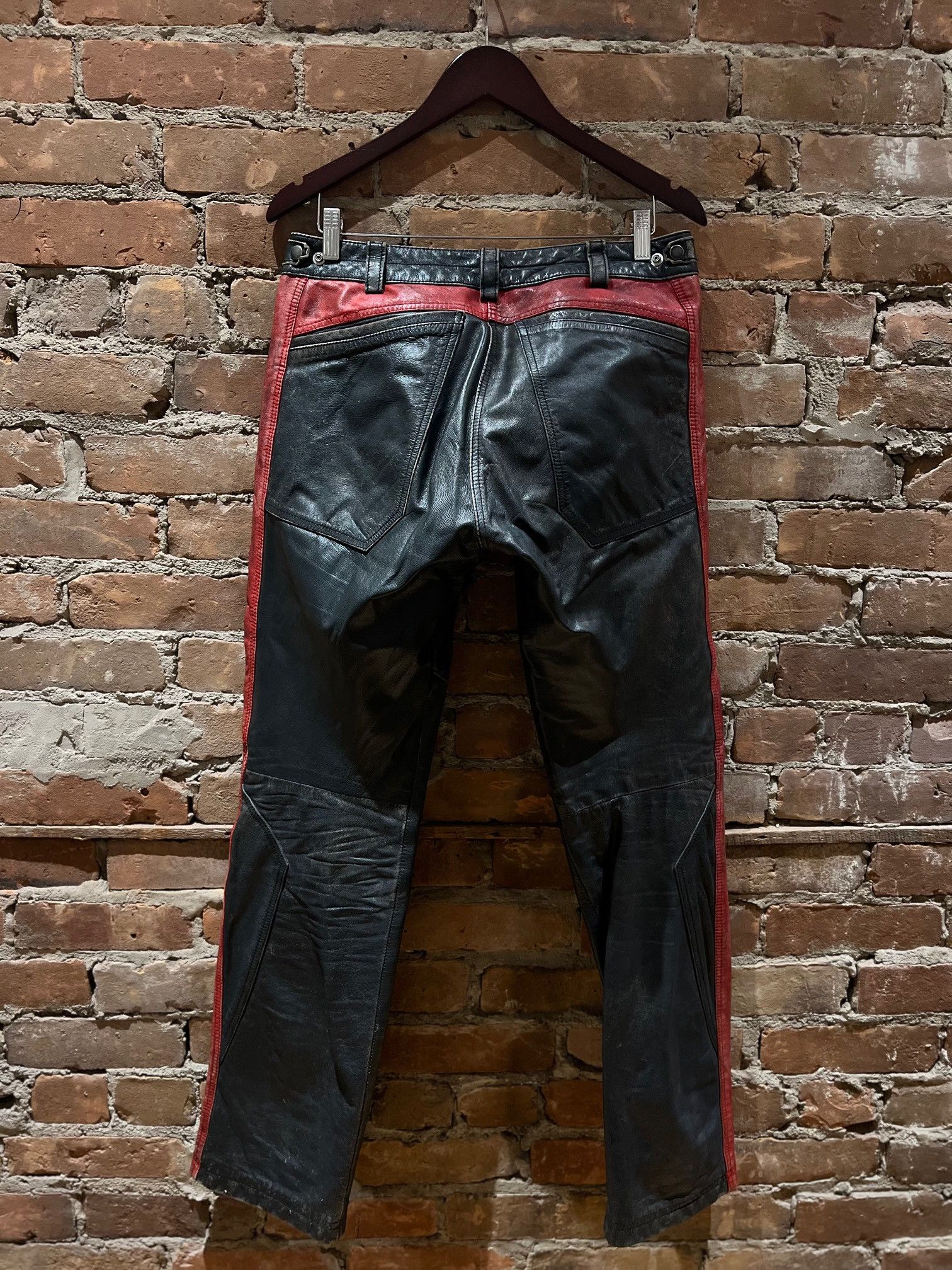 Diesel Diesel “Industry Division” Two-Tone Leather Pants Size US 32 / EU 48 - 3 Thumbnail
