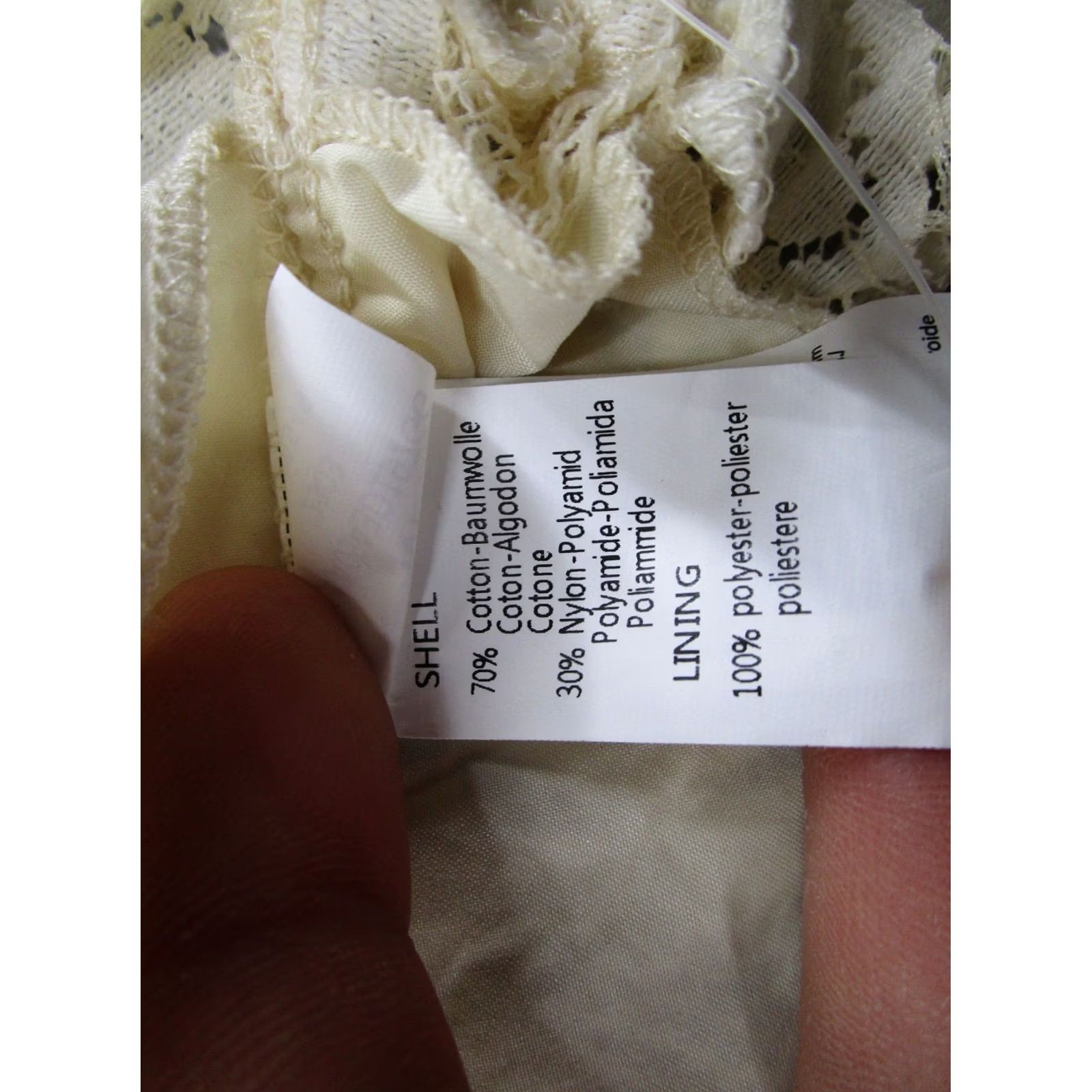 Vintage Cupshe Cover Up Beach Ivory Sleeveless Womens Size M NEW Size M / US 6-8 / IT 42-44 - 4 Thumbnail