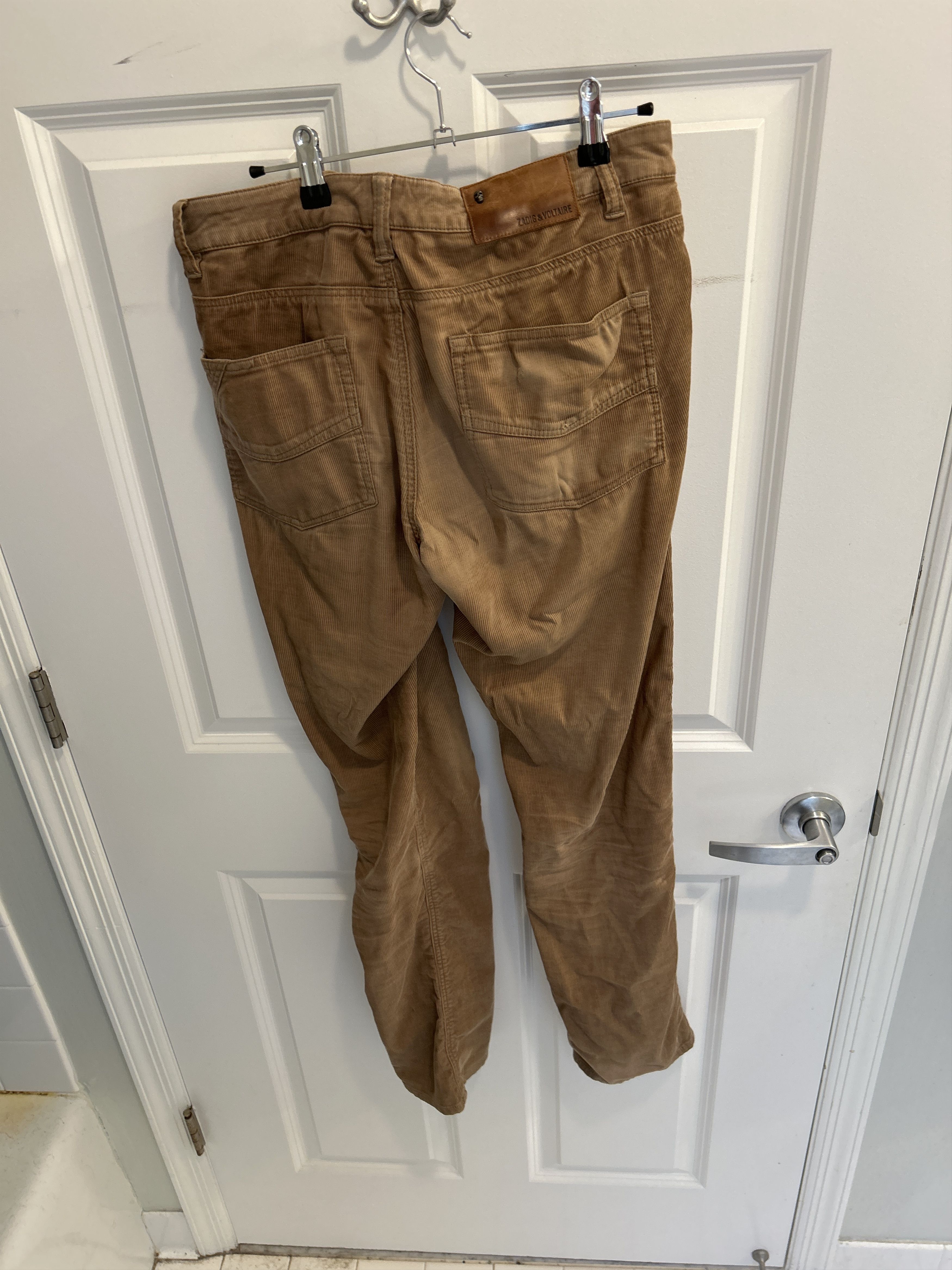 Zadig & Voltaire Zadig & Voltaire Beige corduroy pants Size US 32 / EU 48 - 2 Thumbnail