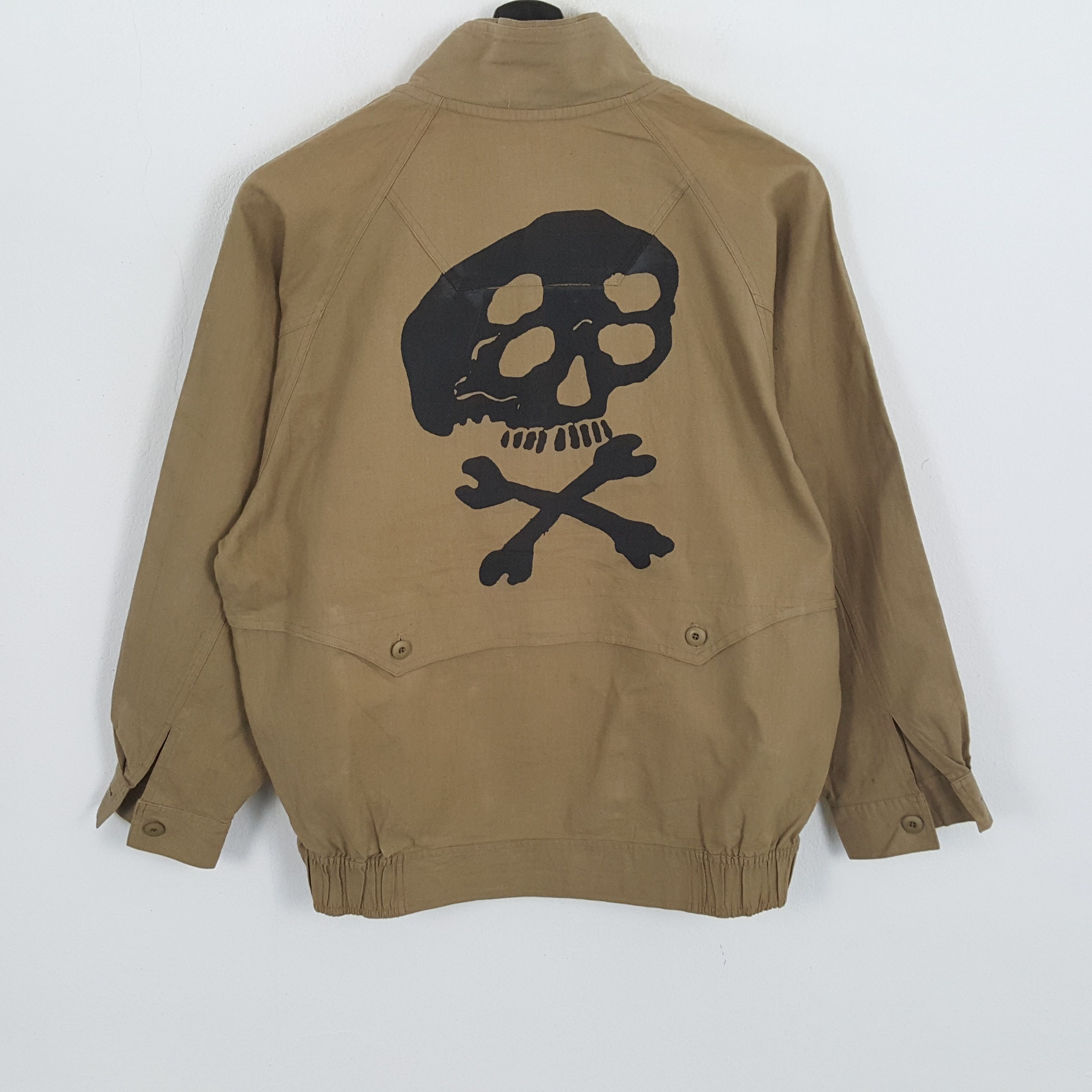 Vintage URBAN HILLS Custom SKULLS Art Design Jacket Size US XL / EU 56 / 4 - 1 Thumbnail