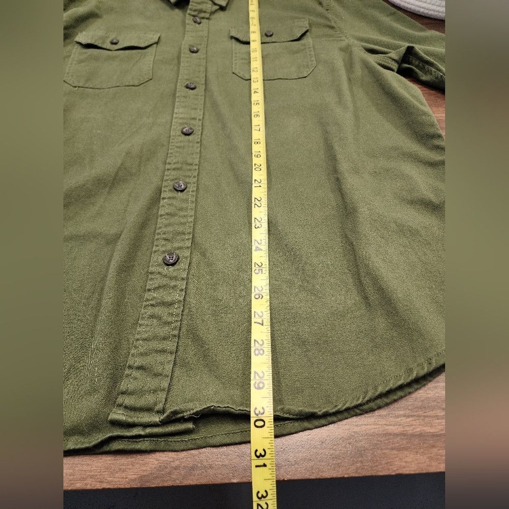 Wrangler Wrangler Xlarge Army Green Button Down Long Sleeve Workwear Size US XL / EU 56 / 4 - 6 Thumbnail