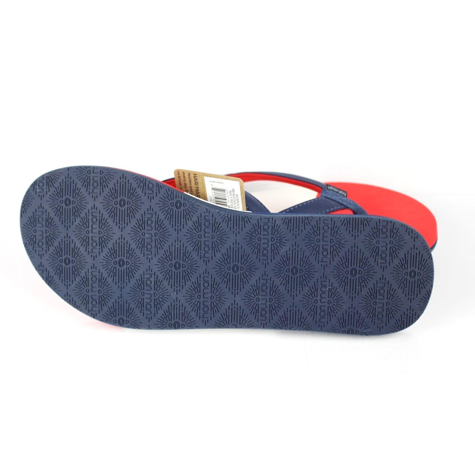 Vintage Hari Mari Women's Meadows Asana Flip Flop Sandals Size 9 Navy Red Lily Sandals Flip Flop Womens 9 Navy Lily Size US 9 / IT 39 - 4 Thumbnail