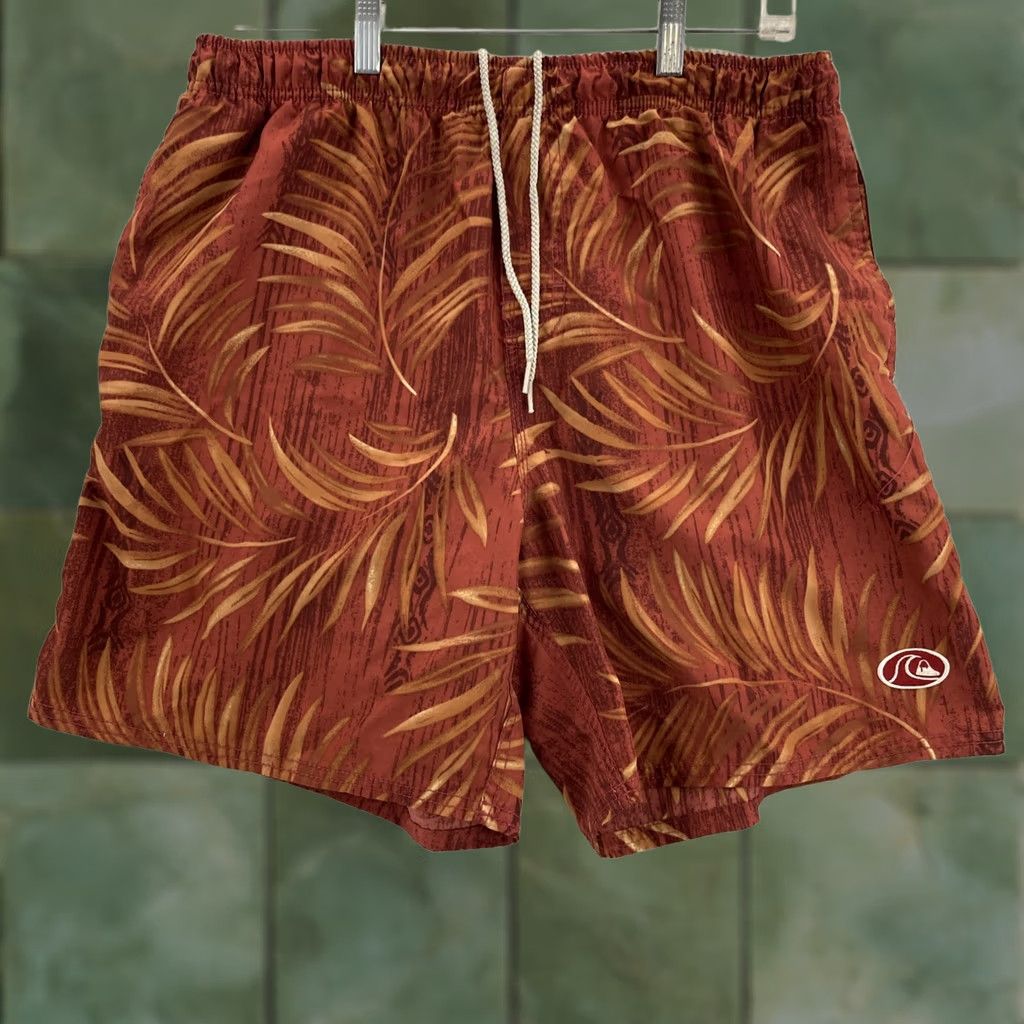 Quiksilver Quicksilver Shorts Mens Medium Adult Tropical Surf Swim Shorts Multicolor Beach Swim Size US 31 - 1 Thumbnail