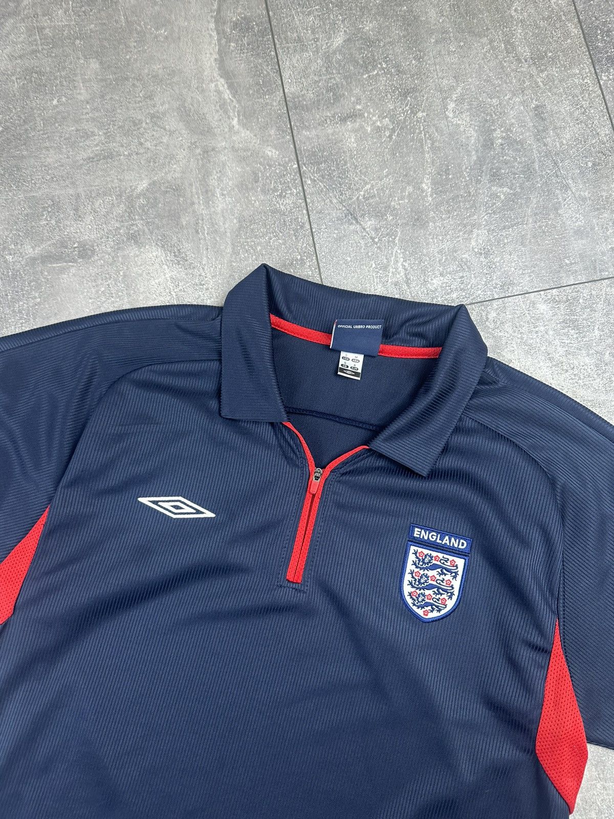Umbro Umbro England National Team Training Jersey 1/4 Zip 2004 Size US S / EU 44-46 / 1 - 7 Thumbnail