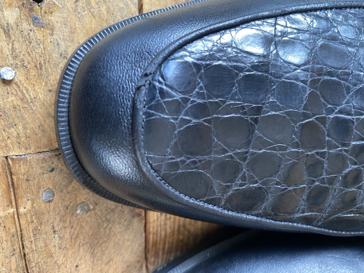 Bally Bally crocodile black leather heeled loafers,slip on sz uk 8 Size US 9 / EU 42 - 9 Thumbnail