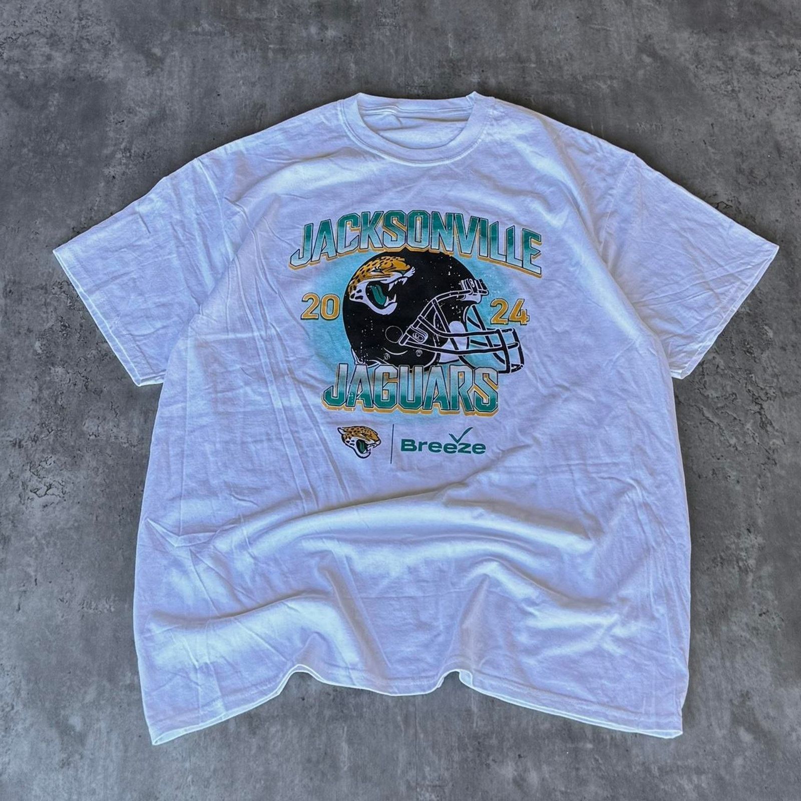 NFL × Vintage Vintage Y2K Jacksonville Jaguars Essential Graphic Shirt Size US L / EU 52-54 / 3 - 1 Thumbnail