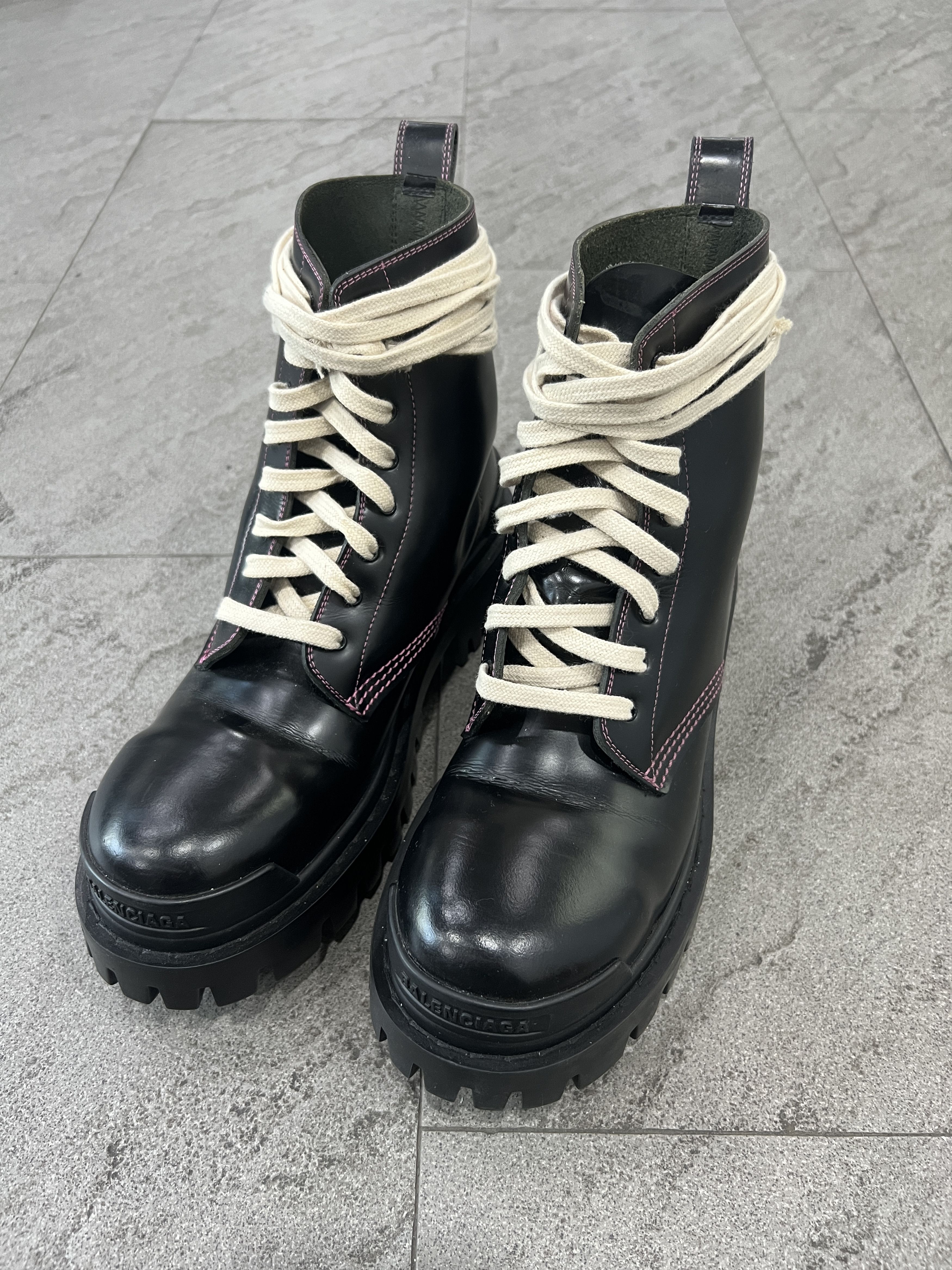 Balenciaga Balenciaga Strike Lace Up Boots EU39 Size US 9 / IT 39 - 3 Thumbnail