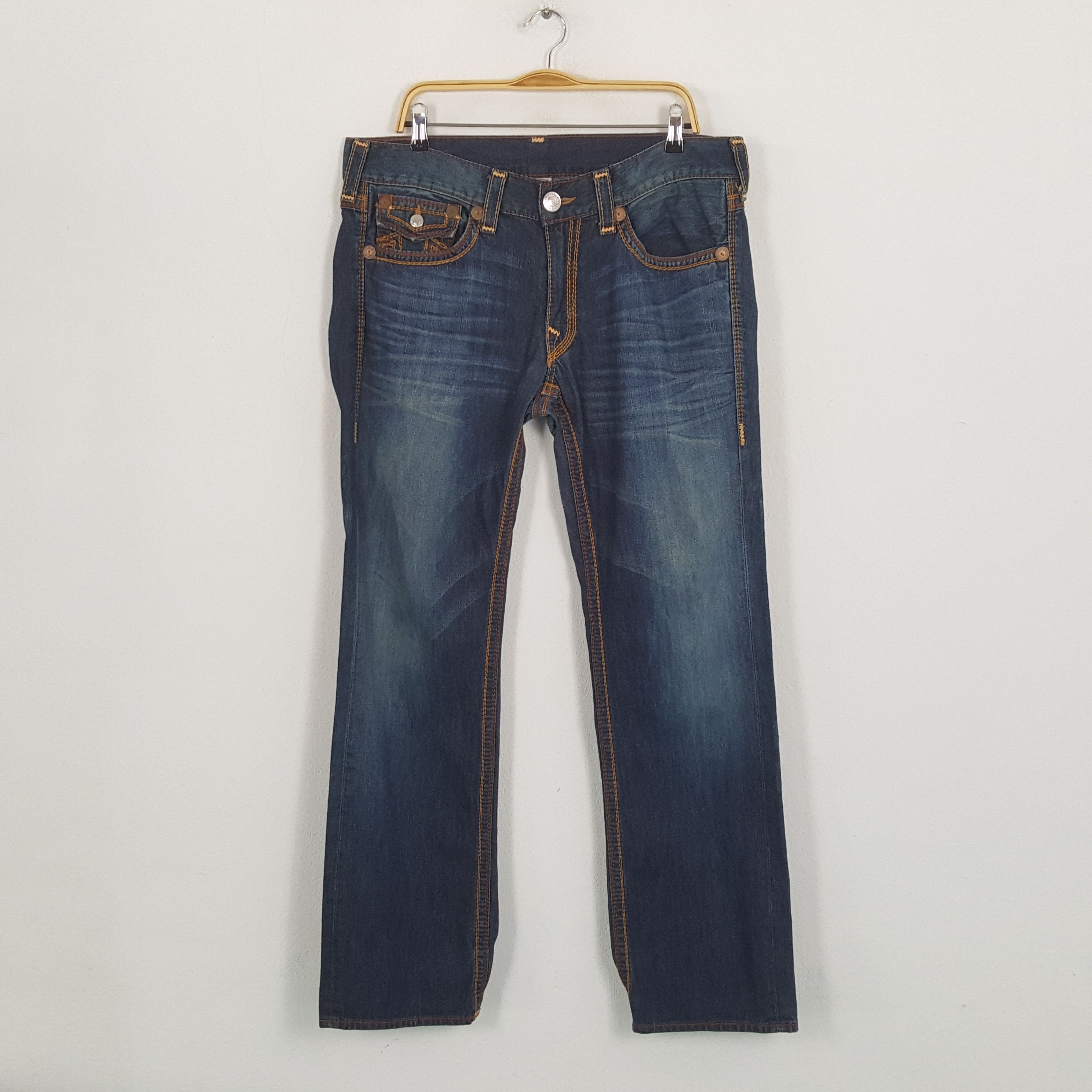 True Religion × Vintage Vintage TRUE RELIGION American Fashion Brand Denim Jeans Size US 37 - 4 Thumbnail