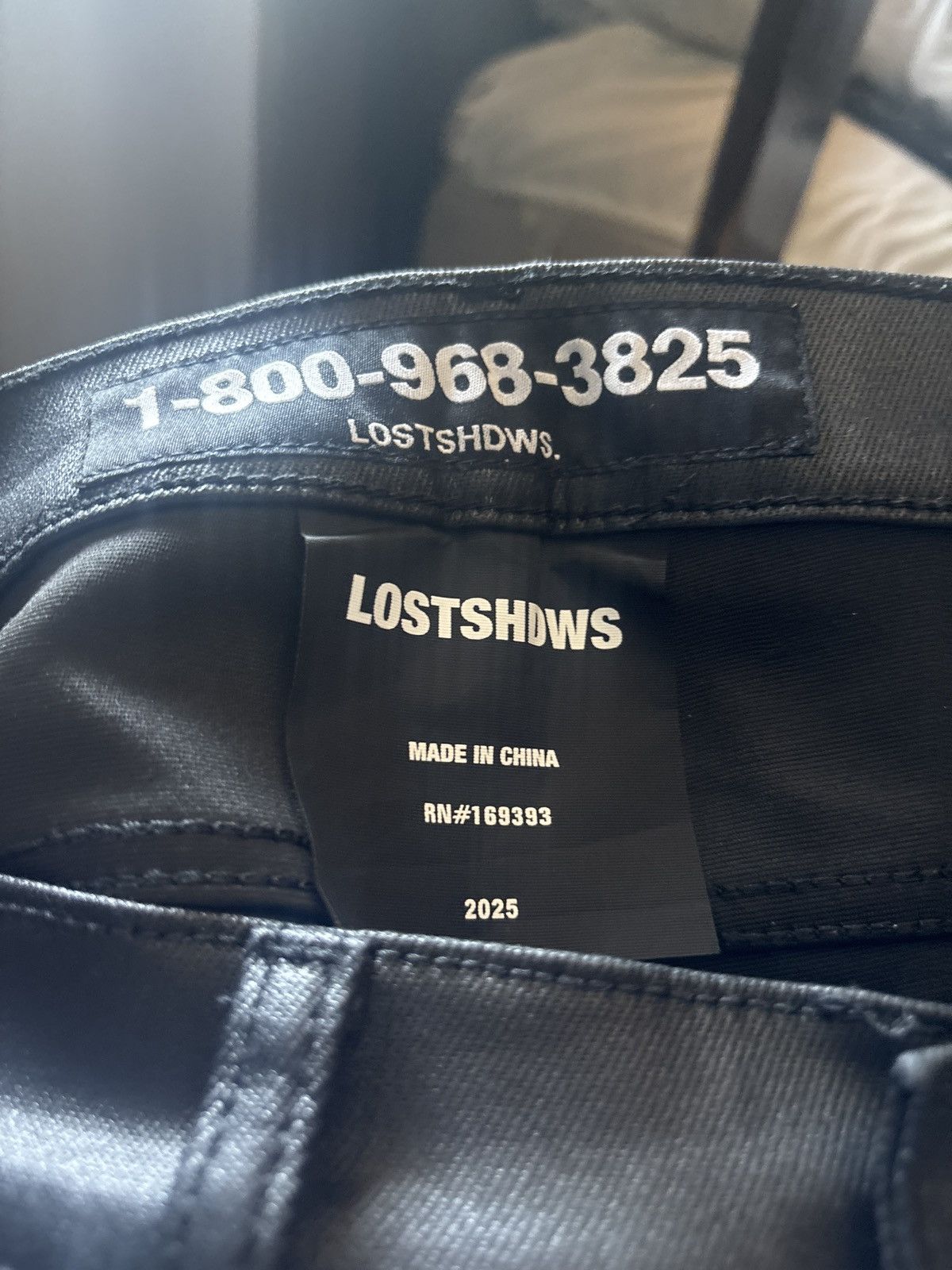 LOSTSHDWS LOSTSHDWS LEATHER PANTS OG WAX Size US 36 / EU 52 - 3 Thumbnail