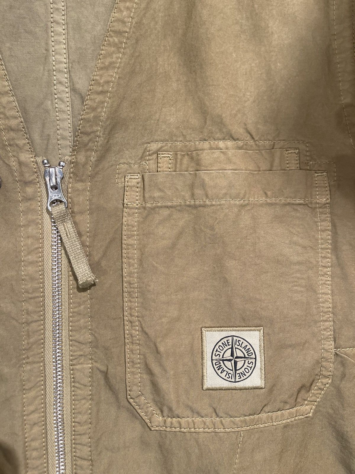 Stone Island Storm Island Khaki Vest Size US M / EU 48-50 / 2 - 5 Thumbnail