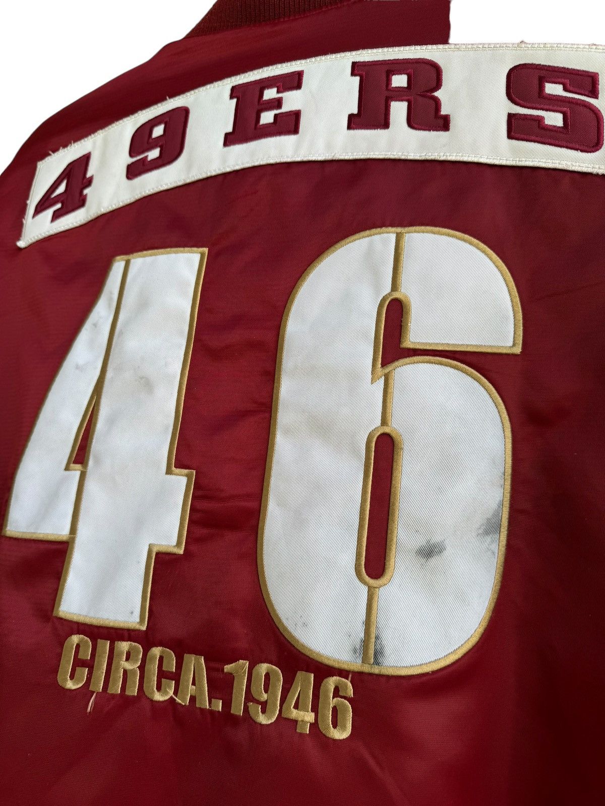 NFL VINTAGE NFL 49 ERS SAN FRANCISCO BOMBER JACKET Size US XL / EU 56 / 4 - 10 Thumbnail