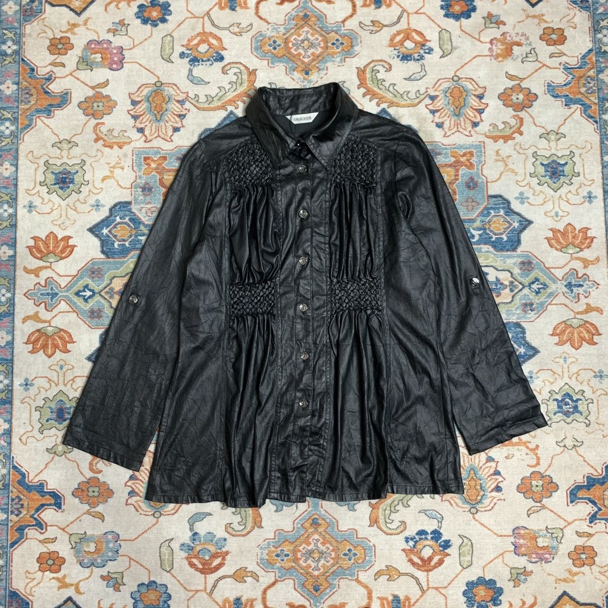 14th Addiction japanese Avantgarde artisanal with smocked construction Size L / US 10 / IT 46 - 2 Thumbnail