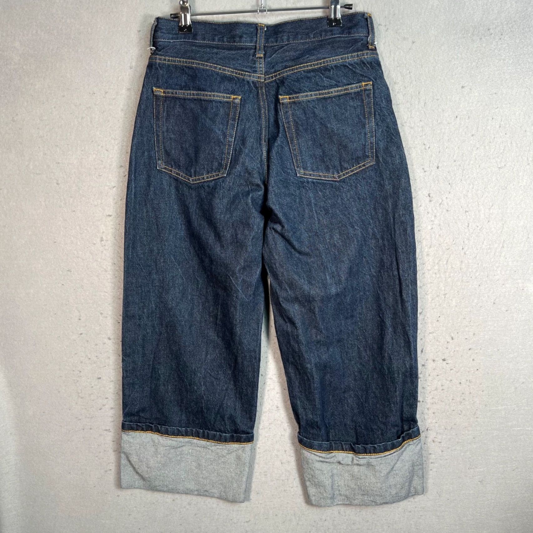 VINTAGE COS Jeans Women 27 Blue Denim 100% Cotton High Rise Cropped Womens
