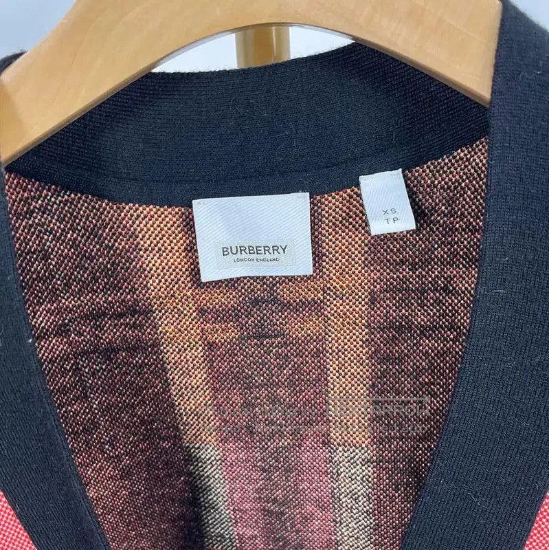 Burberry Burberry Multicolored Wool Cardigan for Women. Size XS / US 0-2 / IT 36-38 - 4 Thumbnail