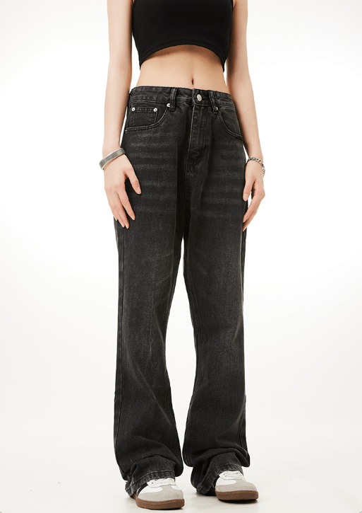 Japanese Brand × Jean American washed distressed vintage loose versatile jeans Size US 32 / EU 48 - 1 Thumbnail