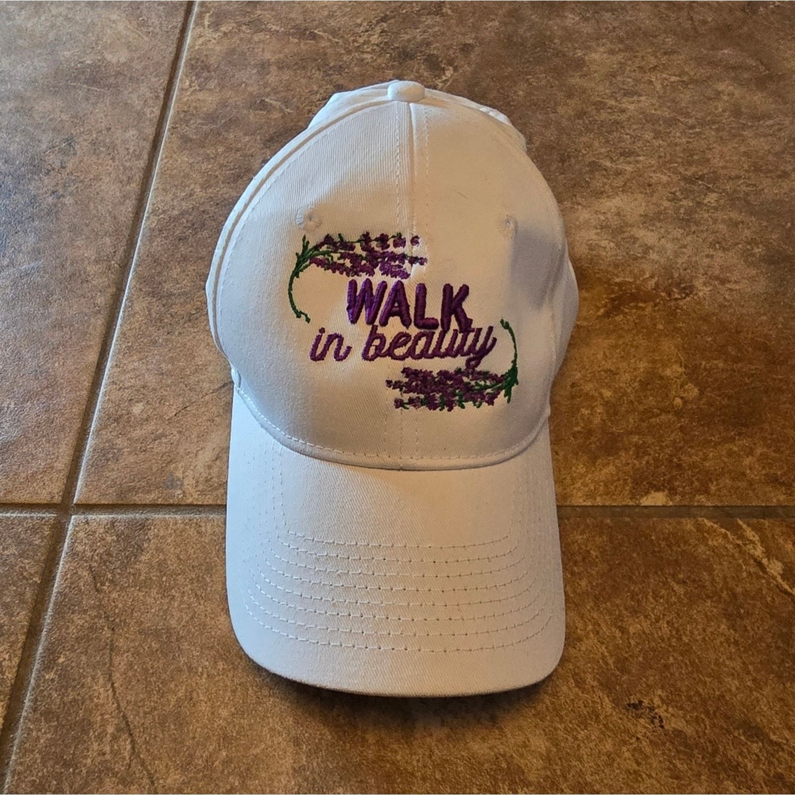 Other White Walk In Beauty Baseball Hat Size ONE SIZE - 2 Thumbnail