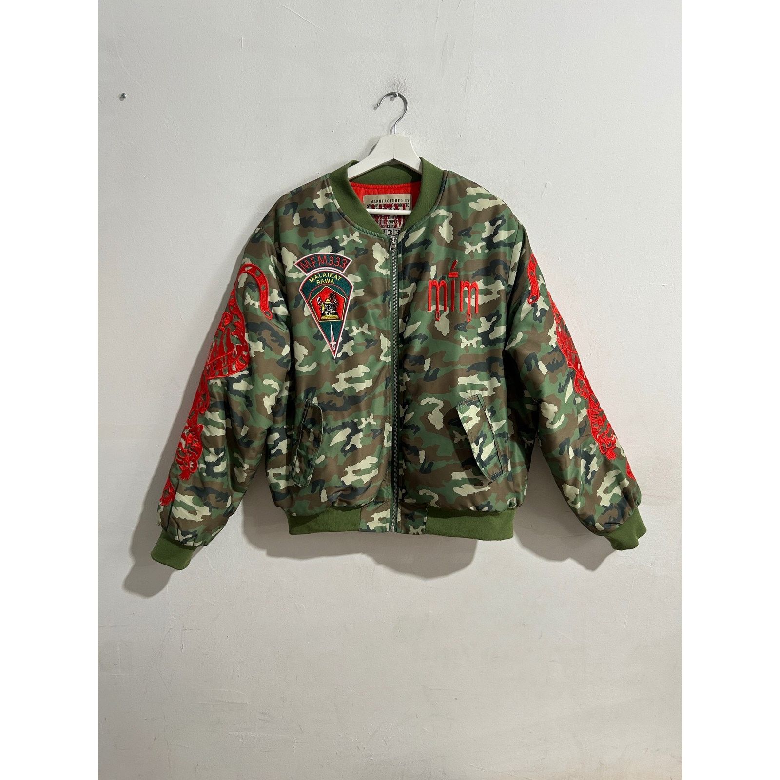 murd333r.fm MURD333R.FM SPECIAL OPS BOMBER JACKET SIZE LARGE PREOWNED Size US L / EU 52-54 / 3 - 1 Thumbnail